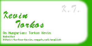 kevin torkos business card